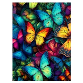 탑피아 알록달록 DIY보석십자수 20 x 30 cm, DAIK-1795, 1개