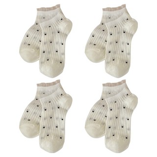 Sonio 女士多款蕾絲襪4雙組