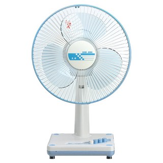 良將牌 三段風桌扇10吋, 顏色隨機, LJ-106