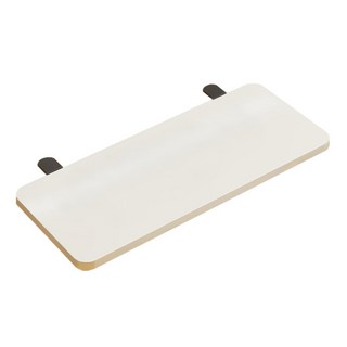 樂居家 可折疊桌面延伸板 書架/鍵盤滑鼠墊/加大桌面/餐桌/摺疊收納 高承重, 白色, 1個