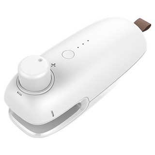 小麥購物 迷你封口機 充電款 L708, 1個, 白色