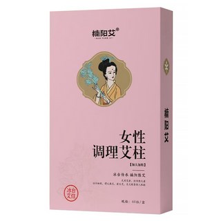 楠陽艾 第3代女性調理專用艾柱 加粗加量 60顆, 1盒