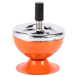 CASHYRICH 便利功能防臭菸灰缸 9 x 12 cm, 1個, 橘色