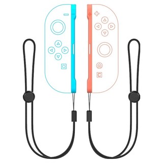 HOHOO Joy Band 任天堂Switch 2 手腕握把支架 Joy-Con腕帶 2件組, 1套, 單一商品, 藍色, 橘色