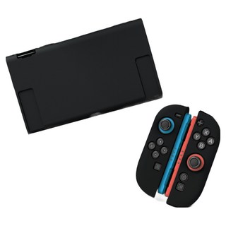 HOHOO Ske 任天堂 Switch 2 TPU 主機 Joy-Con 全包覆保護殼, 1個, 單一商品, 黑色