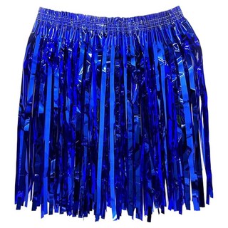 閃亮舞蹈表演裙, 1個, 藍色