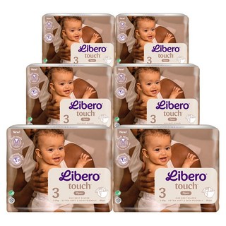 Libero 麗貝樂 Touch 黏貼型紙尿褲 男女通用, 3階段, 240張