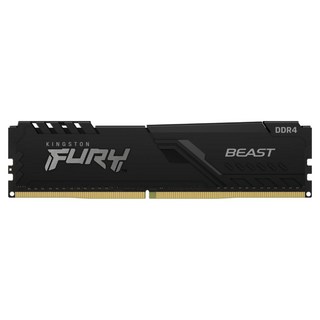 Kingston 金士頓 3200MT/s DDR4 CL16 DIMM FURY Beast Black 桌機 8GB, KF432C16BB/8, 1個