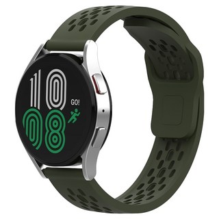 SKY 팔레트 실리콘 펀칭 스포츠 밴드 스트랩, 올리브그린, 1개