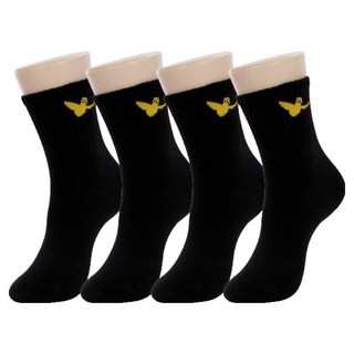 Mark Gonzales 兒童襪 Mood Up 基本款中筒襪 4雙組
