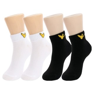 Mark Gonzales 兒童短筒襪 4雙組 Mood Up 基本款