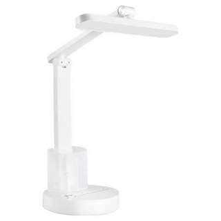 aibo 多角度觸控 筆筒折疊 USB 充電檯燈, 白色