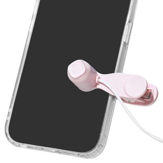 GOOSPERY 手機無噪音3段自動點擊器 計程車外送接單自動觸控器, 粉紅色, 1個