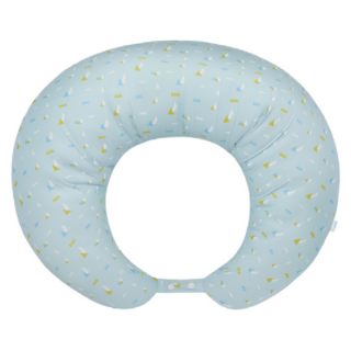 Combi 康貝 多功能水洗棉月亮枕, 小山藍