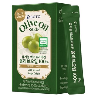 보뚜 유기농 엑스트라 버진 올리브오일 100% 14p, 1개, 140g