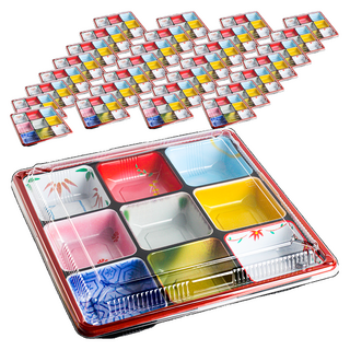 利成 高級日式餐盒 TSR-80-2, 4袋, 50個