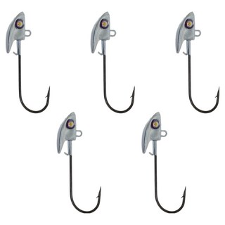 다미끼 리그 지그헤드 배스 낚시 바늘, SILVER, 7g, 5개