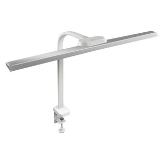 aibo 全光譜LED超廣角護眼檯燈 桌夾款 80cm, 白色
