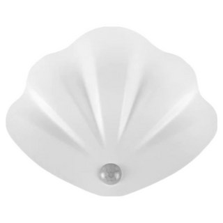 aibo 簡約貝殼 充電磁吸式 LED感應燈/壁燈 3色光, 白色