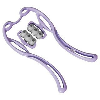 哈泰商城 便攜式肩部按摩器 升級版6球 12個磁石, 1個, 紫色