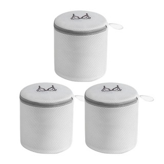 OLoBabee 支架內衣袋 刺繡款, 3個, 白色