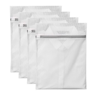 OLoBabee 洗衣袋 50 x 40cm, 4個, 白色