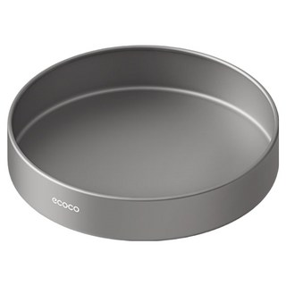 ecoco 意可可 太空鋁旋轉盤 大, 槍灰色, 1個