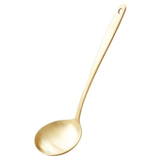 Nothyang 韓式鍛造銅器 料理湯勺, 1個, 金色