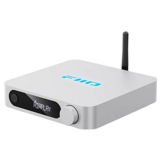 FIIO 飛傲 Wi-Fi無線音樂串流播放器, 銀色, 1個, SR11