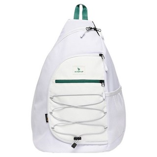 빅토리랩 유틸리티 테니스 바디백, 화이트, 1개