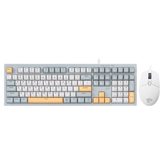 g-clicker OfficePro 靜音 M 250 108鍵鍵盤滑鼠組, 海軍藍, OPS50, 一般型