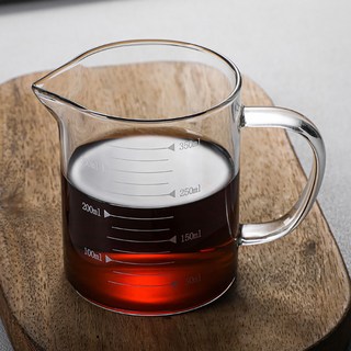 小麥購物 高耐熱玻璃量杯 L955, 350ml, 透明色, 1個