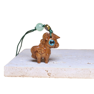 Glo-us 幸運符鑰匙圈 馬, 1個, 混合色