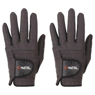 JAMA GOLF 男款E套高爾夫手套 左手用 23號, 2個, 灰色