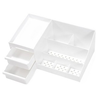 美甲整理收納櫃, 1個, 白色