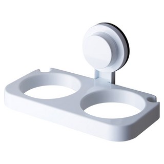 小麥購物 L1006 漱口杯/吹風機收納架, 1個, 白色