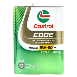 Castrol 嘉實多 EDGE 全合成汽車引擎機油, 1桶, 5w30, 4L