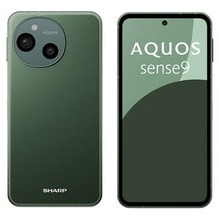 SHARP 夏普 AQUOS sense9 5G 智慧手機 6.1吋, 蒼松綠, 256GB
