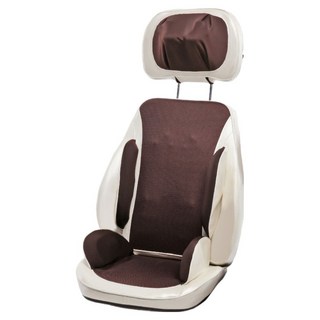 MRF 健身大師 6D溫感揉搥開背按摩墊, 黑色, HY-6638