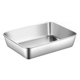 304不鏽鋼PP上蓋密封保鮮盒 大, 1個, 銀色