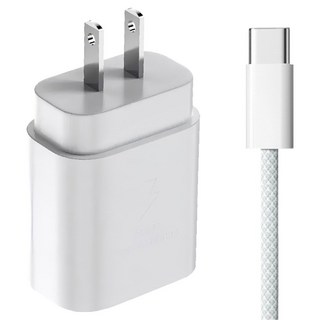 DTAudio 25W充電器 + Type-C to Type-C 充電線 2m iPhone專用, 1組, 白色