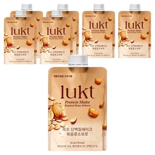 LUKT 蛋白奶昔 烤黃豆粉酥, 7個, 45g