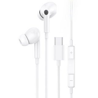 DTAudio iPhone 15 三代線控耳機 3.5mm Type-C iPhone 安卓適用耳機 麥克風, 單一商品, 白色
