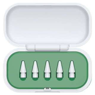 Market Ring 軟質 Apple Pencil 筆尖 1 / 2代, 綠色, 5個