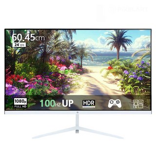 PIXELAR FHD 100Hz 顯示器 白色, 60.45cm, PA2430W(一般)