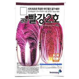 아람종묘 빨강2호배추 씨앗, 1개