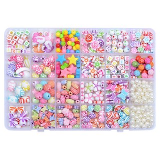 ARTJOY 24格串珠工藝串珠套組, 1套, 紫羅蘭