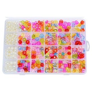 ARTJOY 24格串珠工藝串珠套組, 1套, 水晶 2