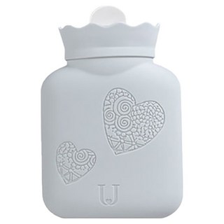 小麥購物 暖手熱水袋 標準款 L765 沉穩灰, 1個