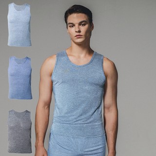 테라우드 남성용 인견 멜란지 아스킨 런닝 3종 세트